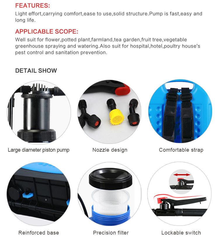 SX-LK18V-A knapsack manual sprayer