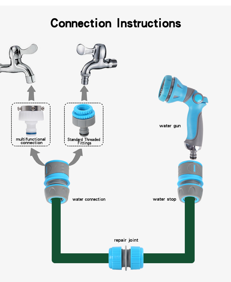 ABS Round Hose Tap Connectors