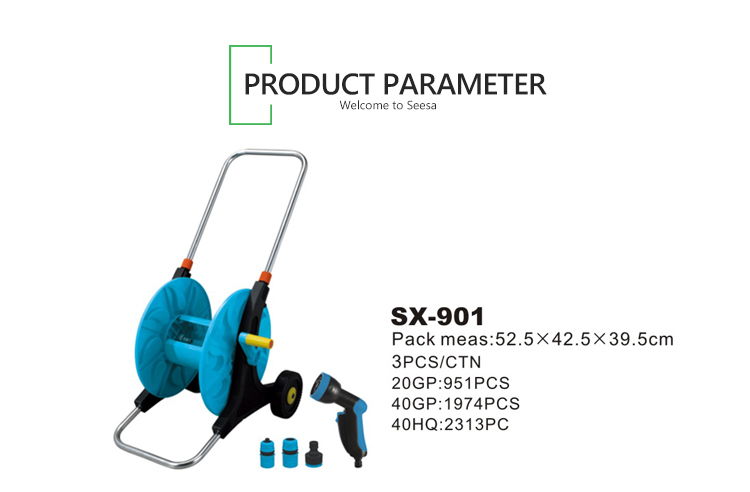 parameter of Garden Mobile Hose  Reel Cart with Storage