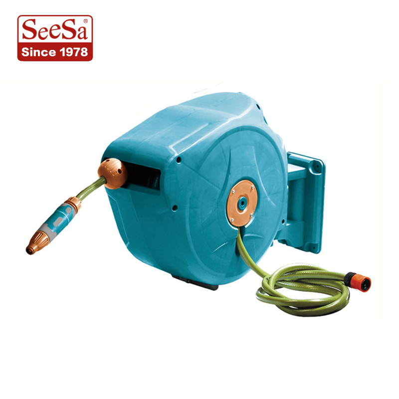 Professional Metal Lawn Hose Reel & Cart